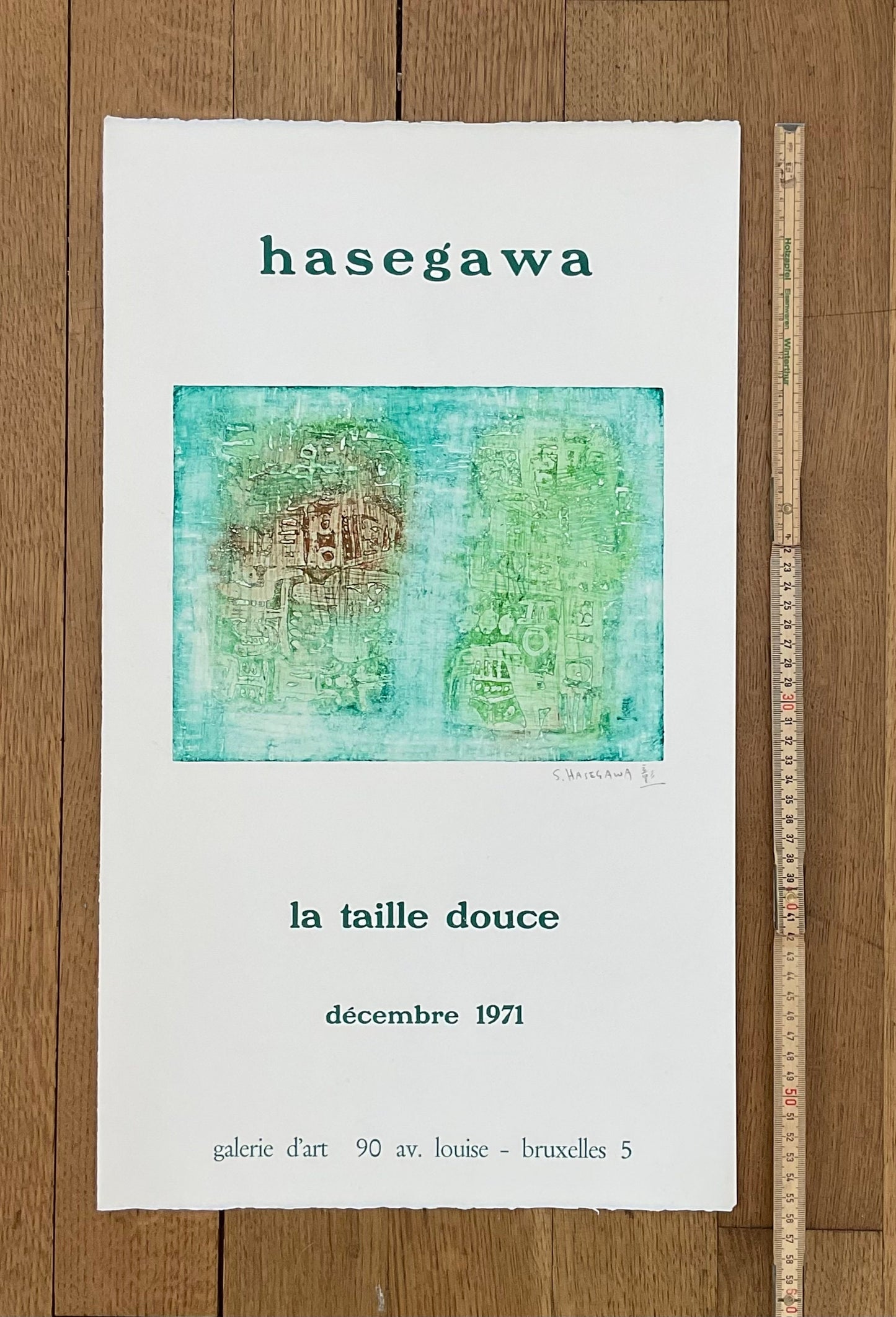 Shōichi Hasegawa original art poster - 13.0"×22.2" (33×56.5cm)