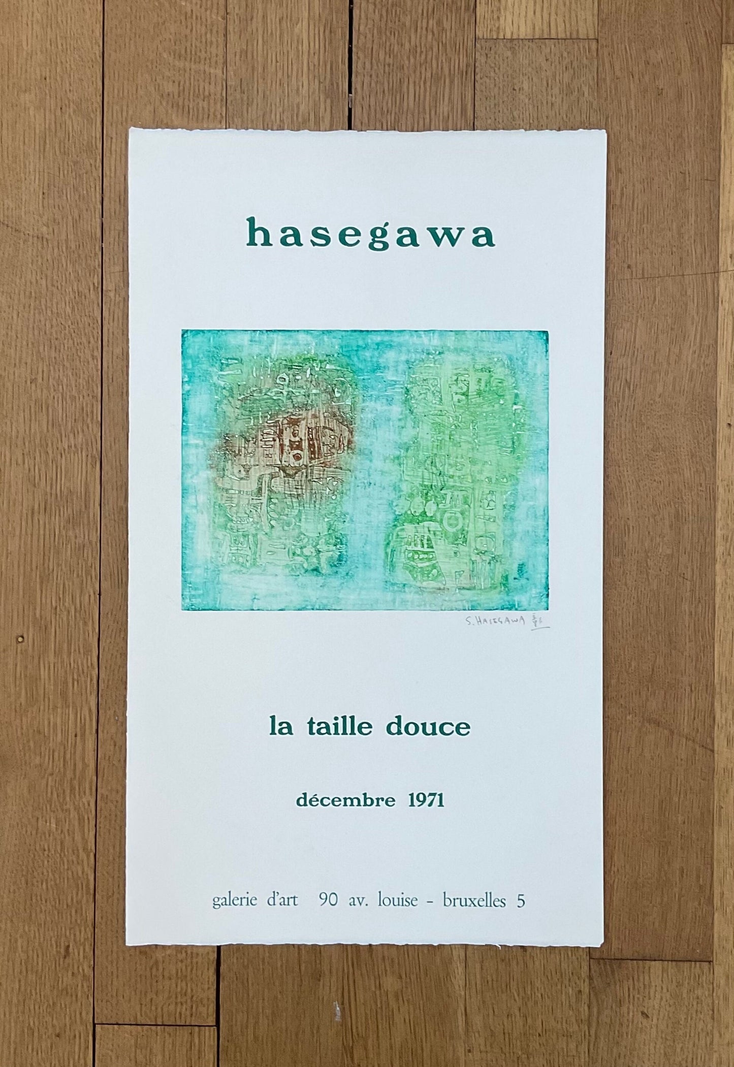 Shōichi Hasegawa original art poster - 13.0"×22.2" (33×56.5cm)