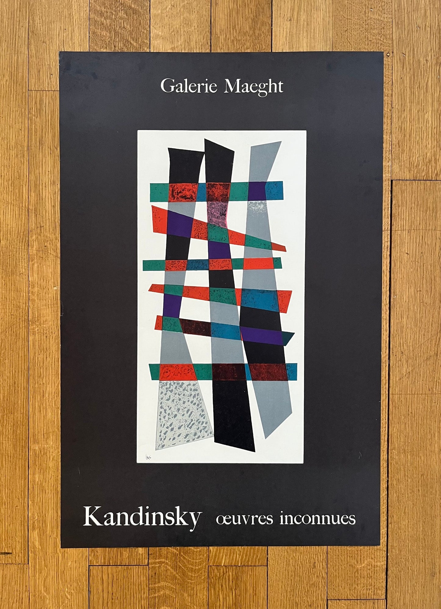 Wassily Kandinsky art exhibition poster - 18.1"×27.8" (46×70.5cm)