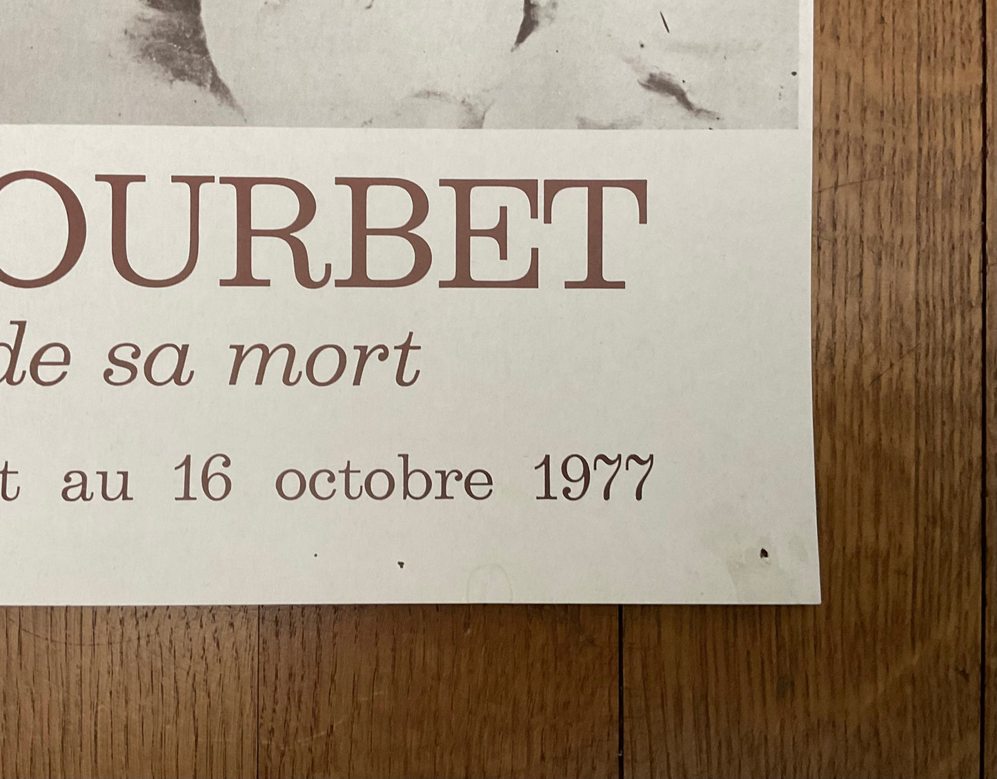 Gustave Courbet  art exhibition poster - 18.1"×29.9" (46×76cm)