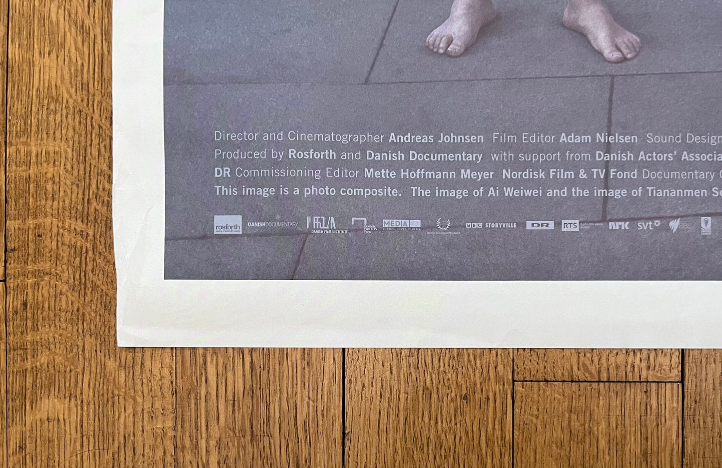 Ai Wei Wei original film poster - 35.2"×41.3" (89.5×105cm)