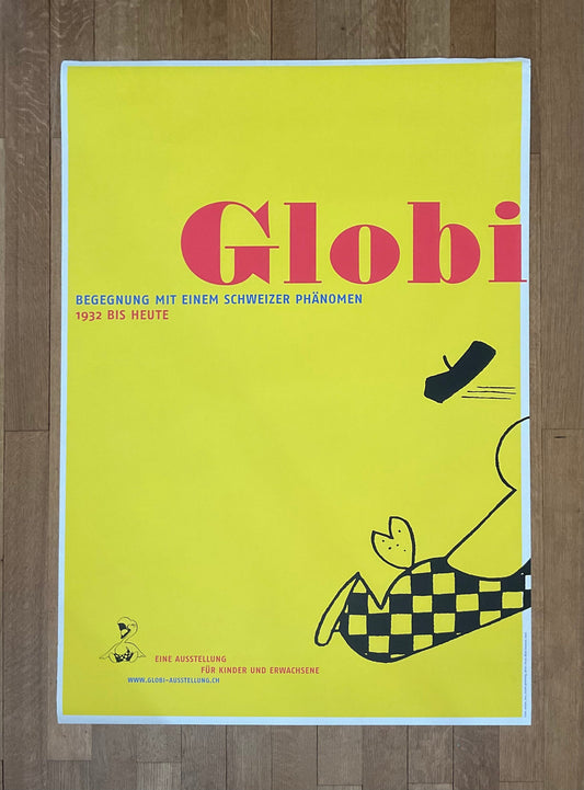 Globi original art poster - 35.2"×50.0" (89.5×127cm)
