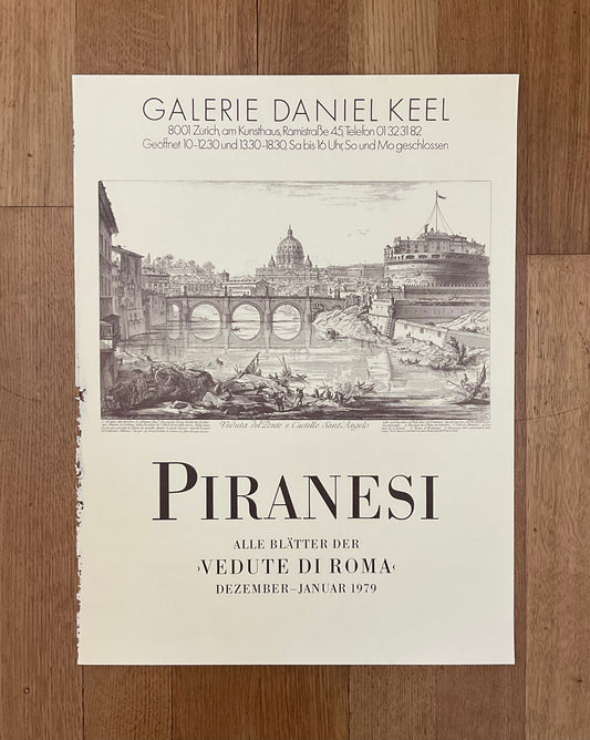 Piranesi original art poster used - 16.5"×22.0" (42×56cm)