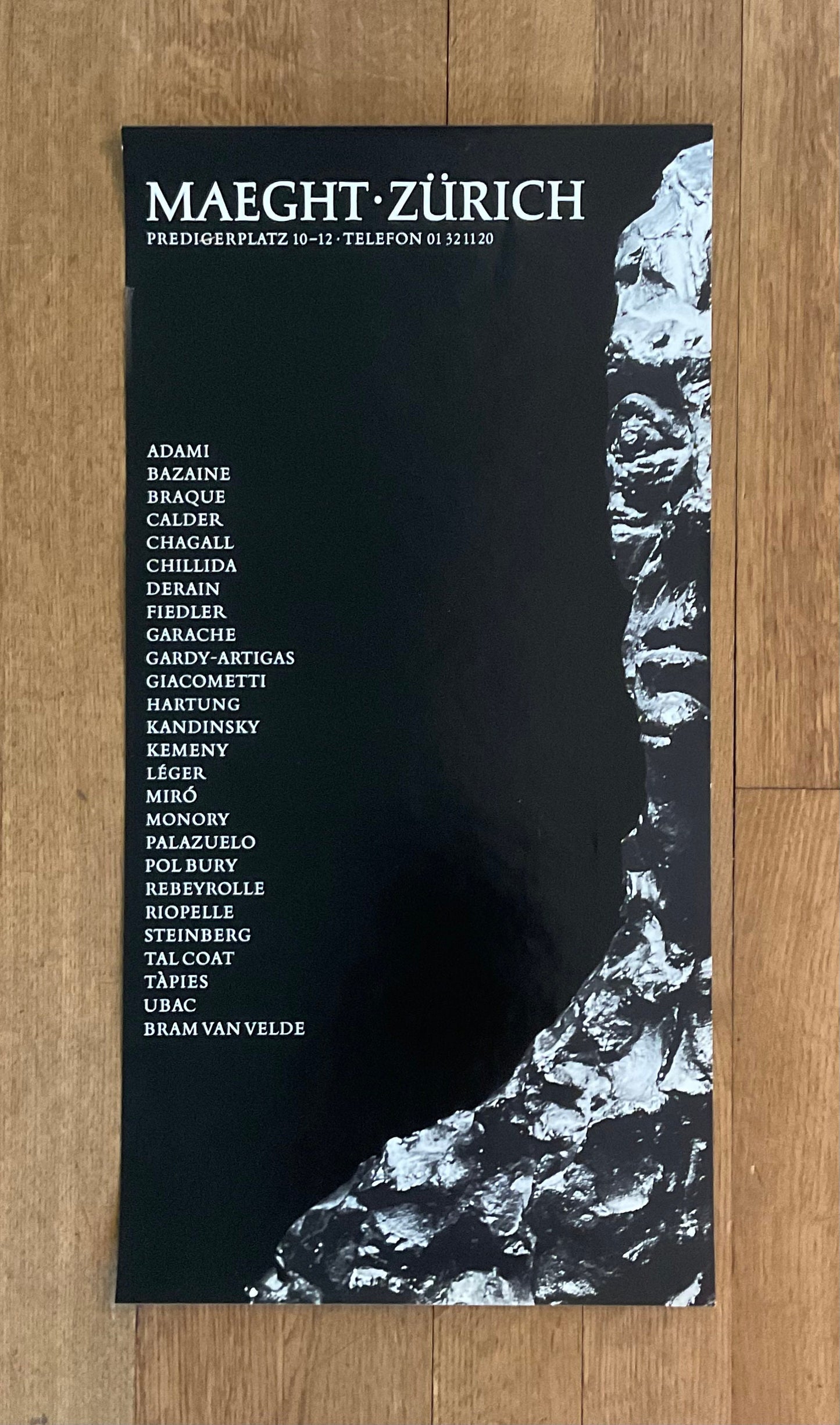Giaccometti art poster - 13.6"×26.8" (34.5×68cm)