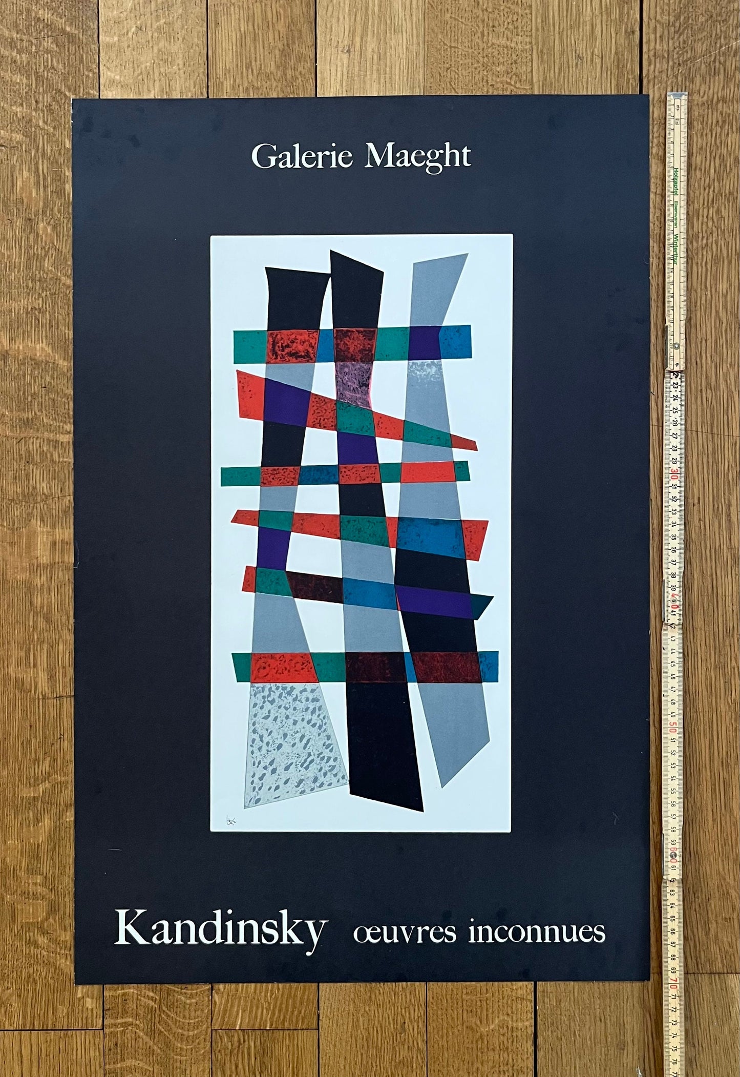 Wassily Kandinsky art exhibition poster - 18.1"×27.8" (46×70.5cm)