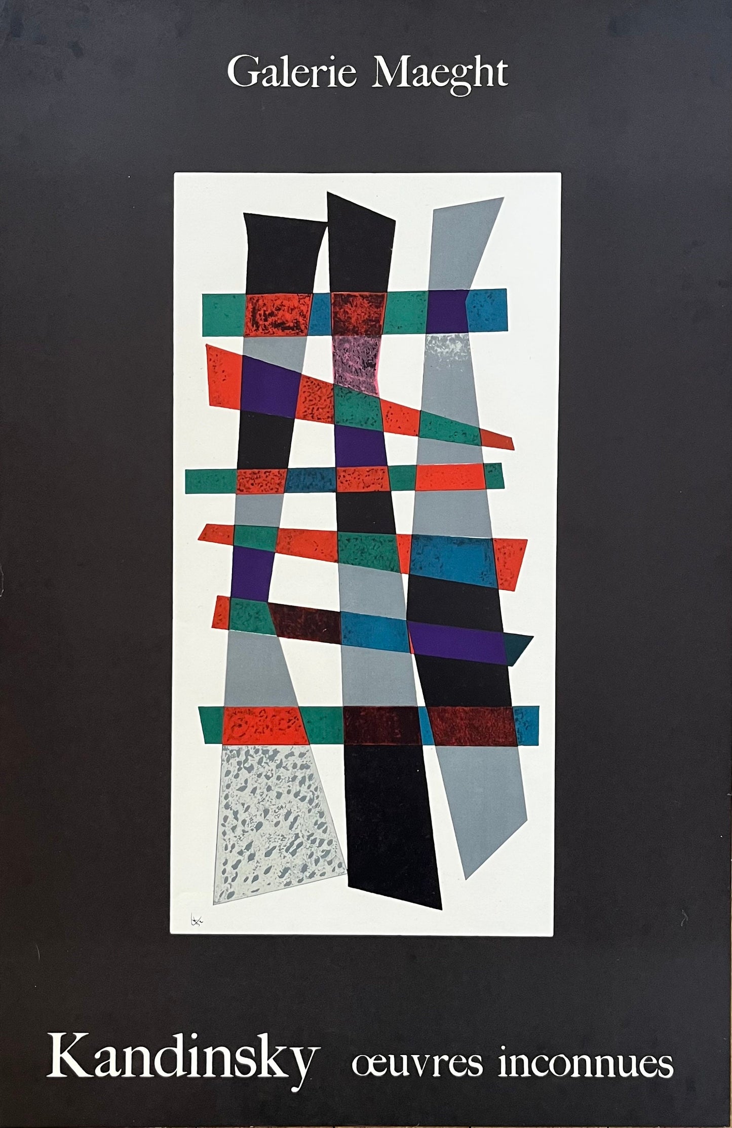 Wassily Kandinsky art exhibition poster - 18.1"×27.8" (46×70.5cm)