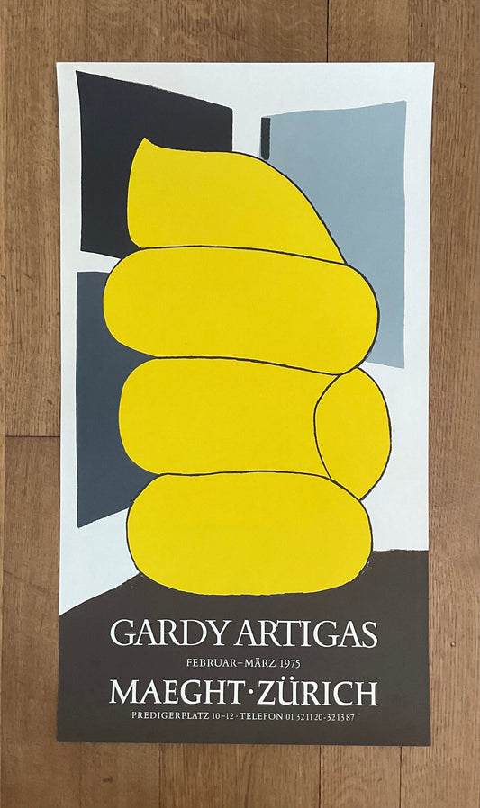 Joan Gardy Artigas original art poster - 15.6"×28.3" (39.5×72cm)
