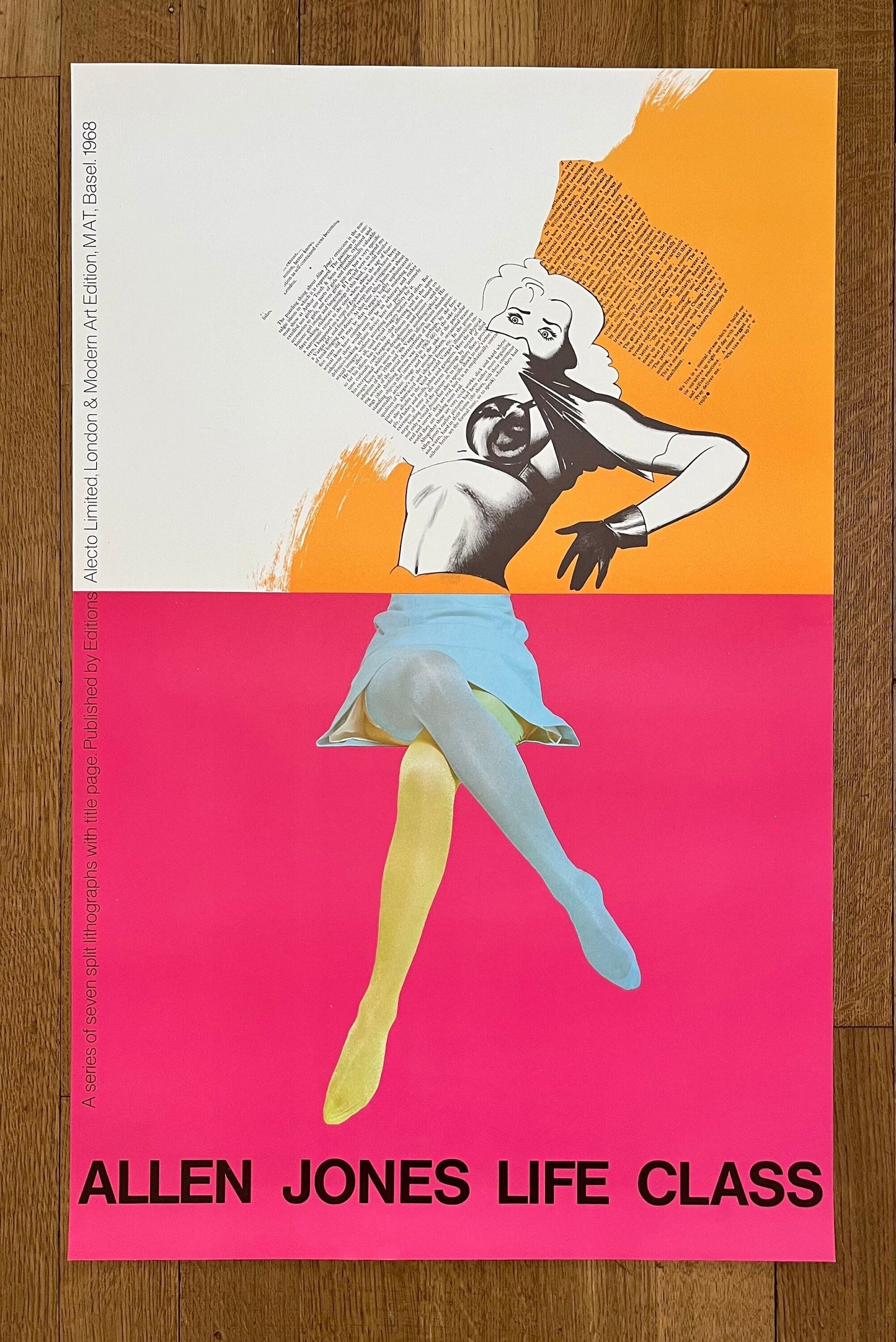 Allen Jones original art poster - 21.5"×33.5" (54.5×85cm)