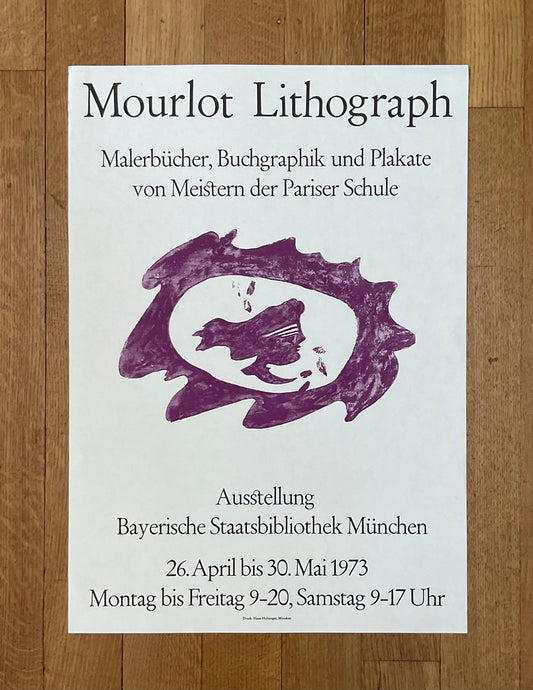 Georges Braque original art poster Mourlot - 16.9"×24.0" (43×61cm)