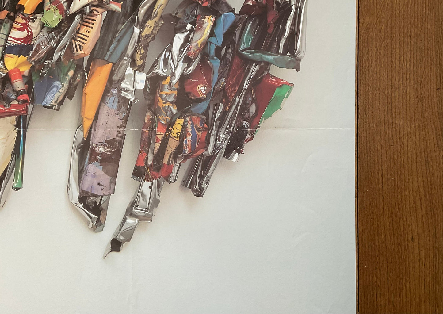 John Chamberlain original art poster folded - 33.1"×23.4" (84×59.5cm)