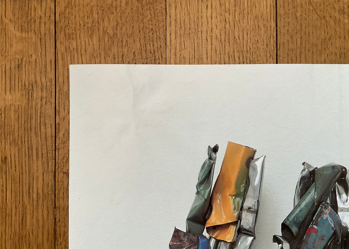 John Chamberlain original art poster folded - 33.1"×23.4" (84×59.5cm)