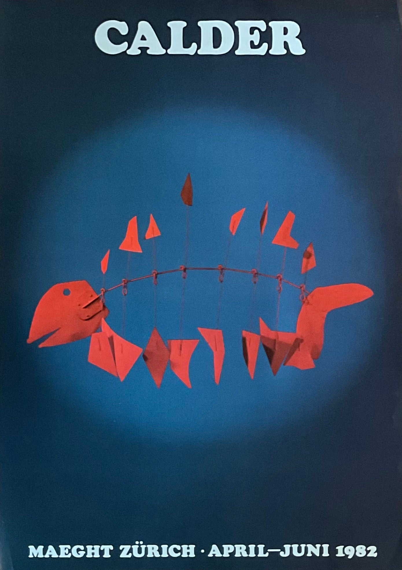 Alexander Calder original art poster - 19.5"×27.4" (49.5×69.5cm)