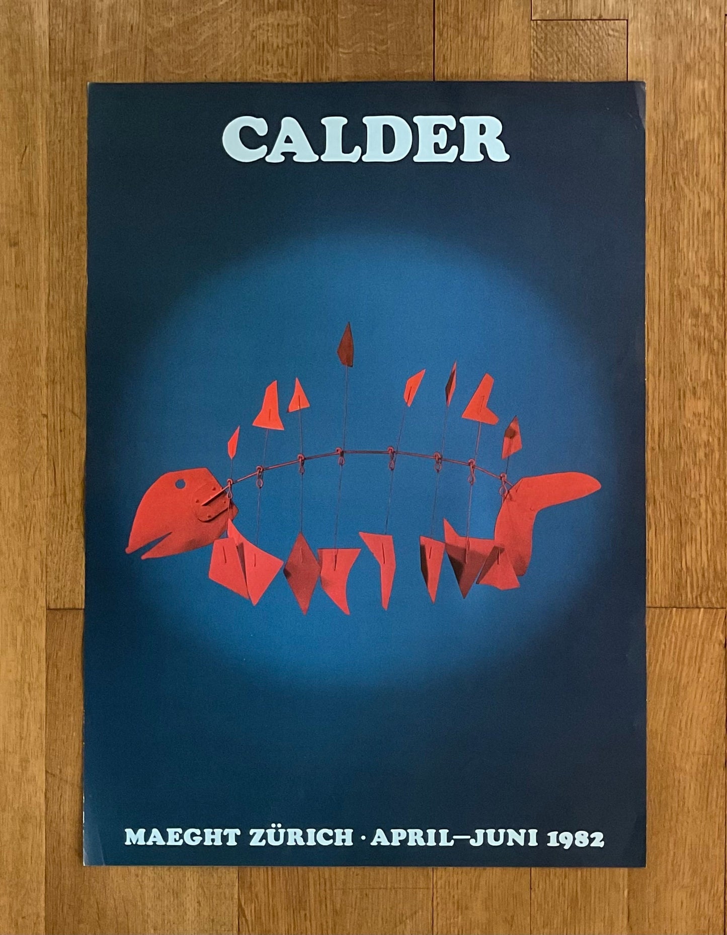 Alexander Calder original art poster - 19.5"×27.4" (49.5×69.5cm)