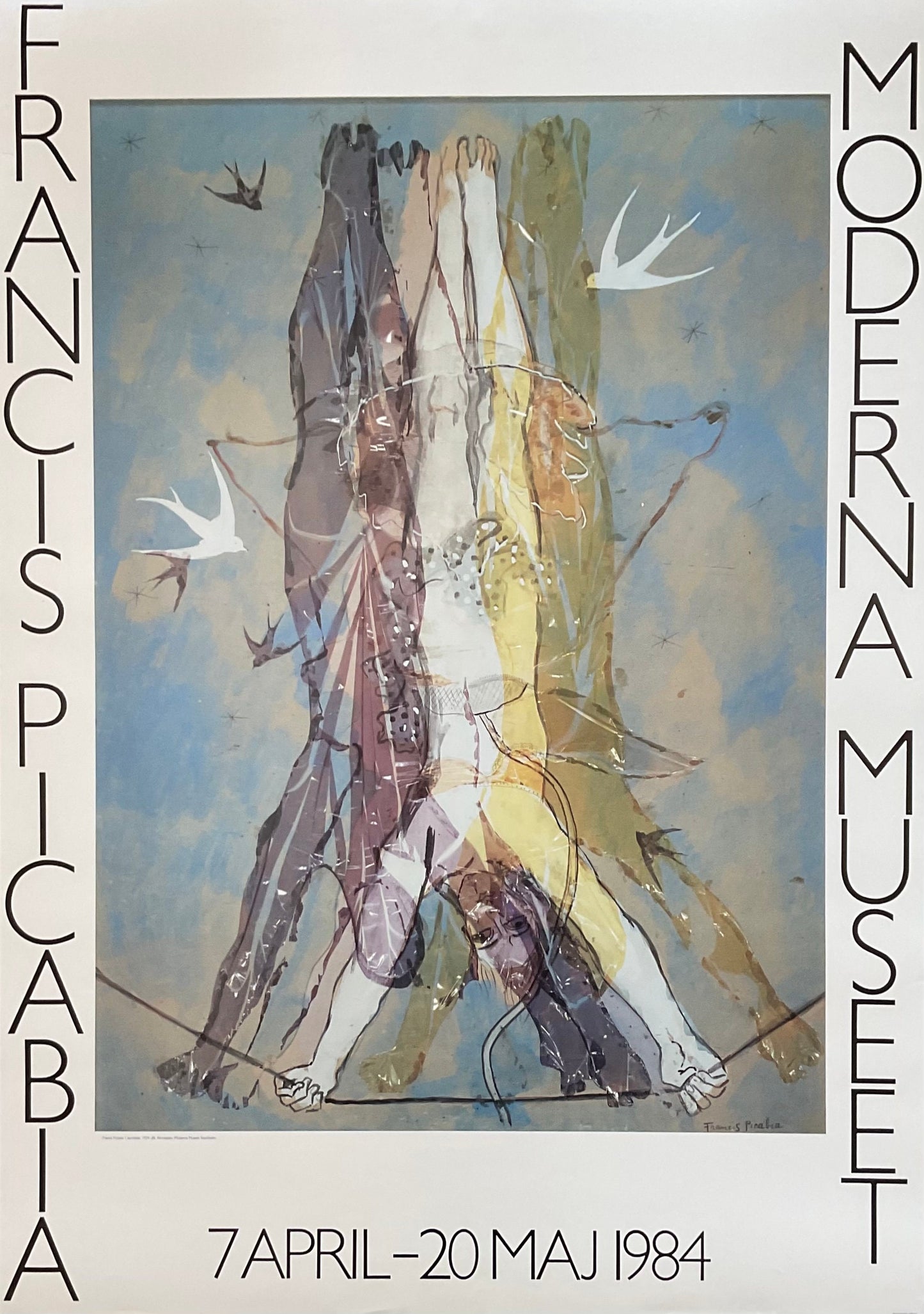 Francis Picabia original art poster - 27.6"×39.4" (70×100cm)