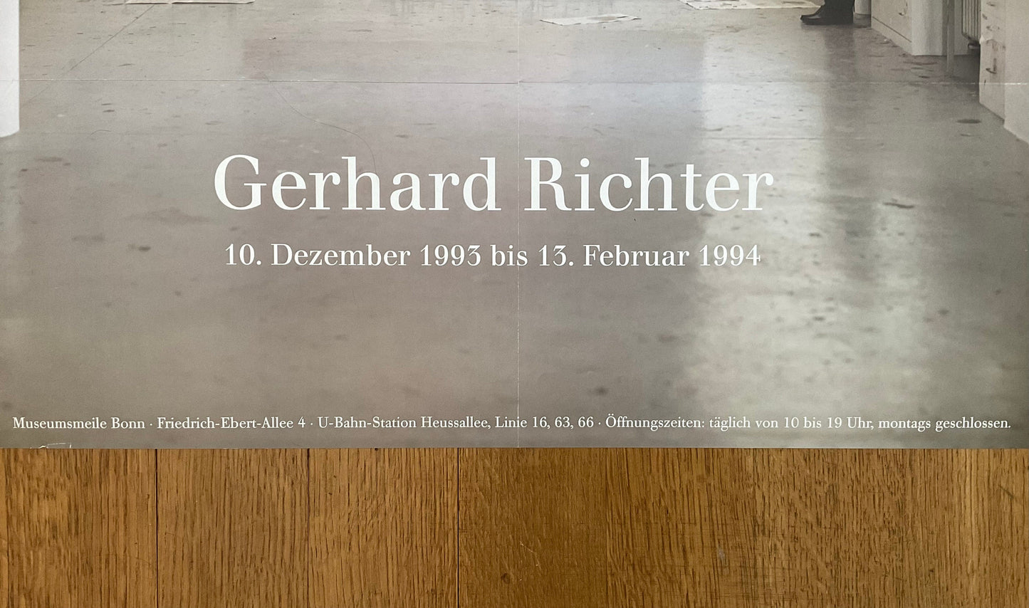 Gerhard Richter original art poster folded - 23.4"×33.1" (59.5×84cm)