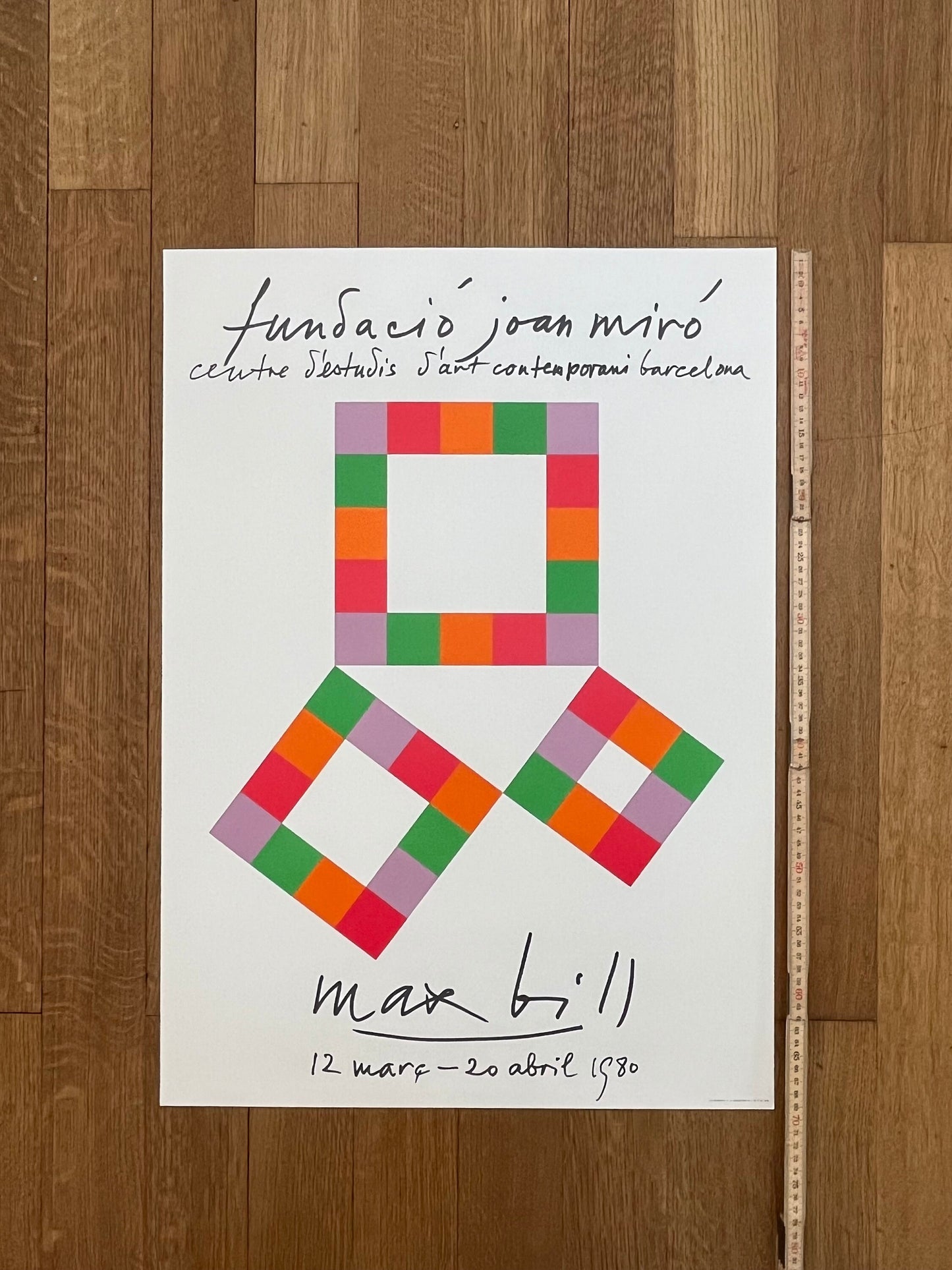 Max Bill original Art Poster - 19.7"×27.6" (50×70cm)