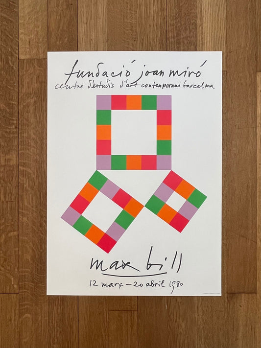 Max Bill original Art Poster - 19.7"×27.6" (50×70cm)