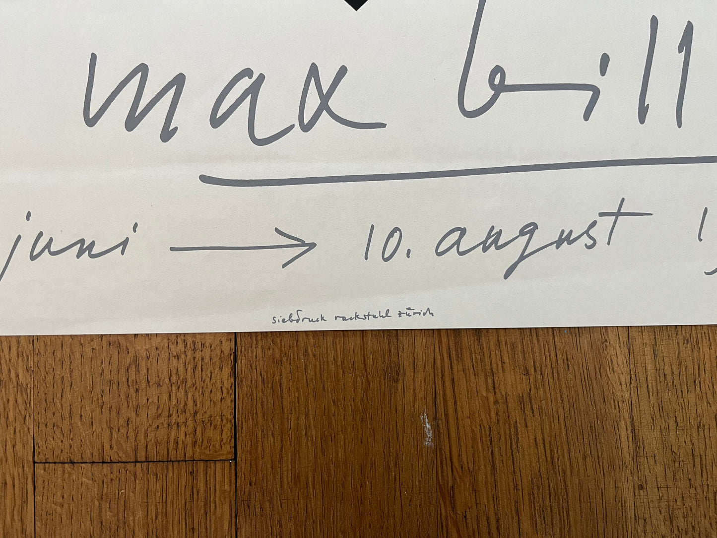 Max Bill original Art Poster - 18.9"×27.6" (48×70cm)