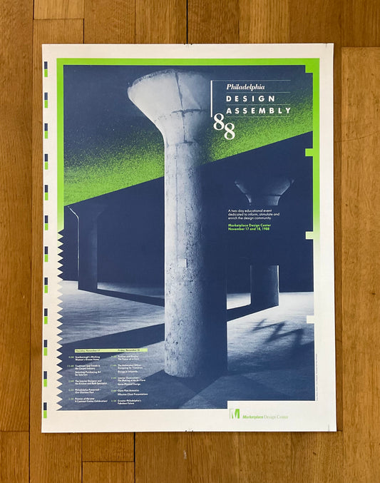 Philadelphia Design Assembly art poster - 18.9"×25.2" (48×64cm)