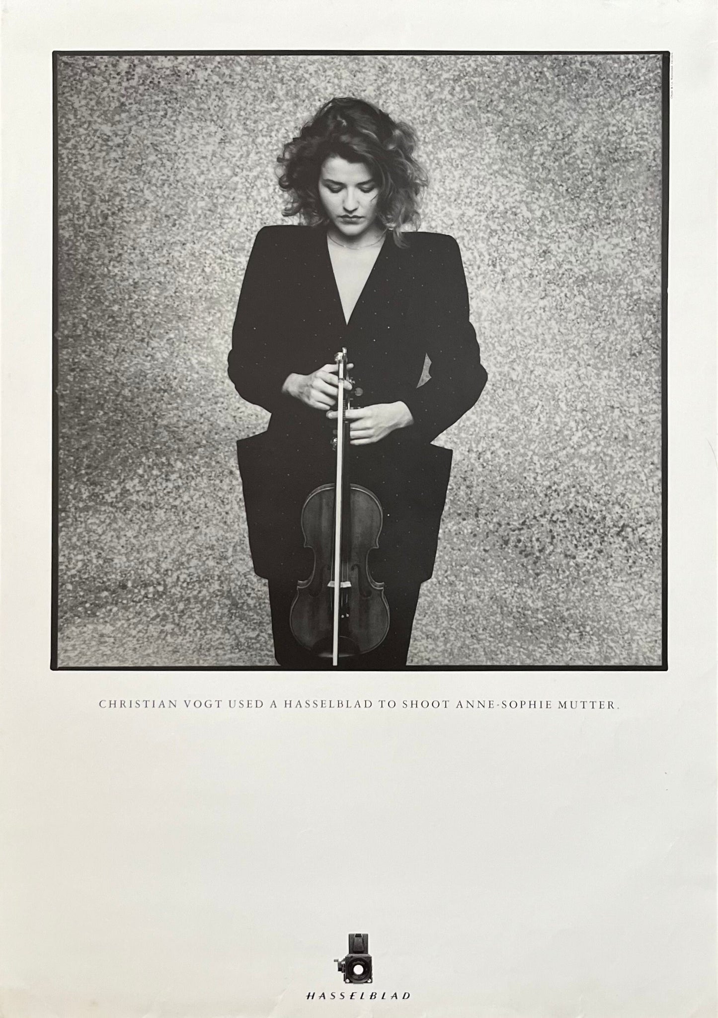 Ann-Sophie Mutter original photography poster - 16.5"×23.6" (42×60cm)