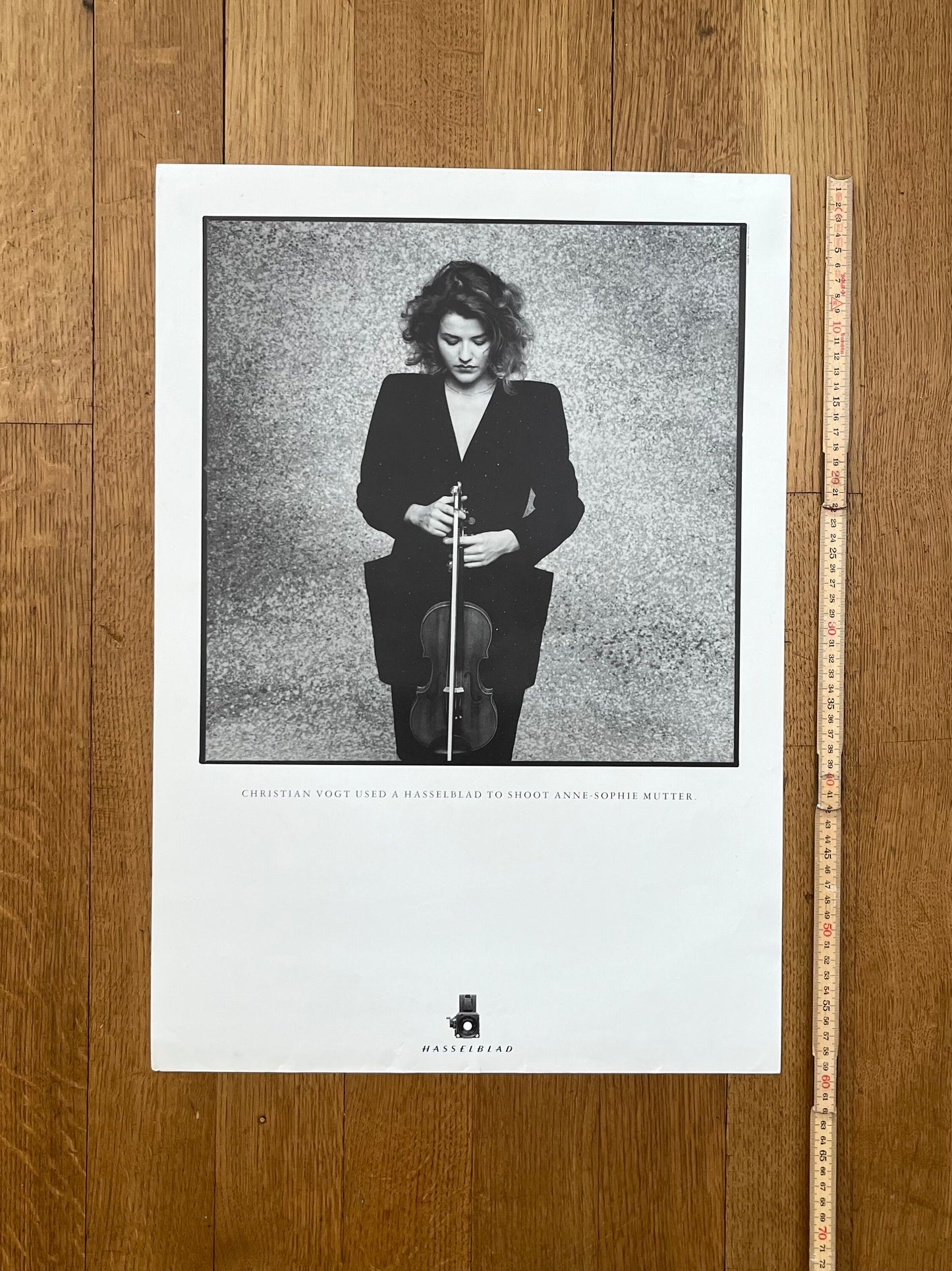 Ann-Sophie Mutter original photography poster - 16.5"×23.6" (42×60cm)