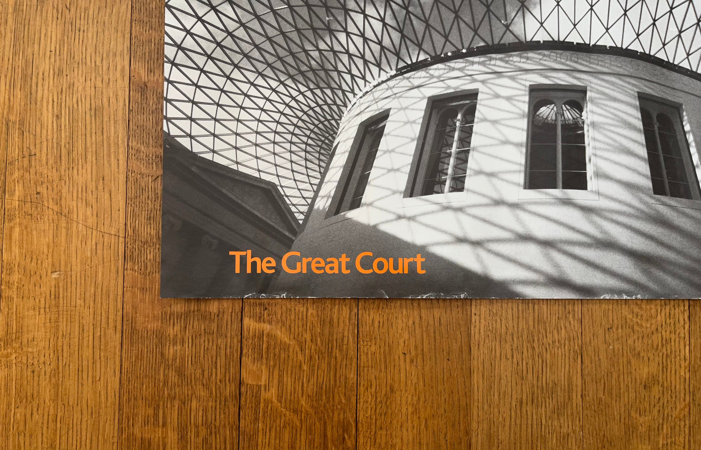 The Great Court original art poster - 23.2"×16.5" (59×42cm)