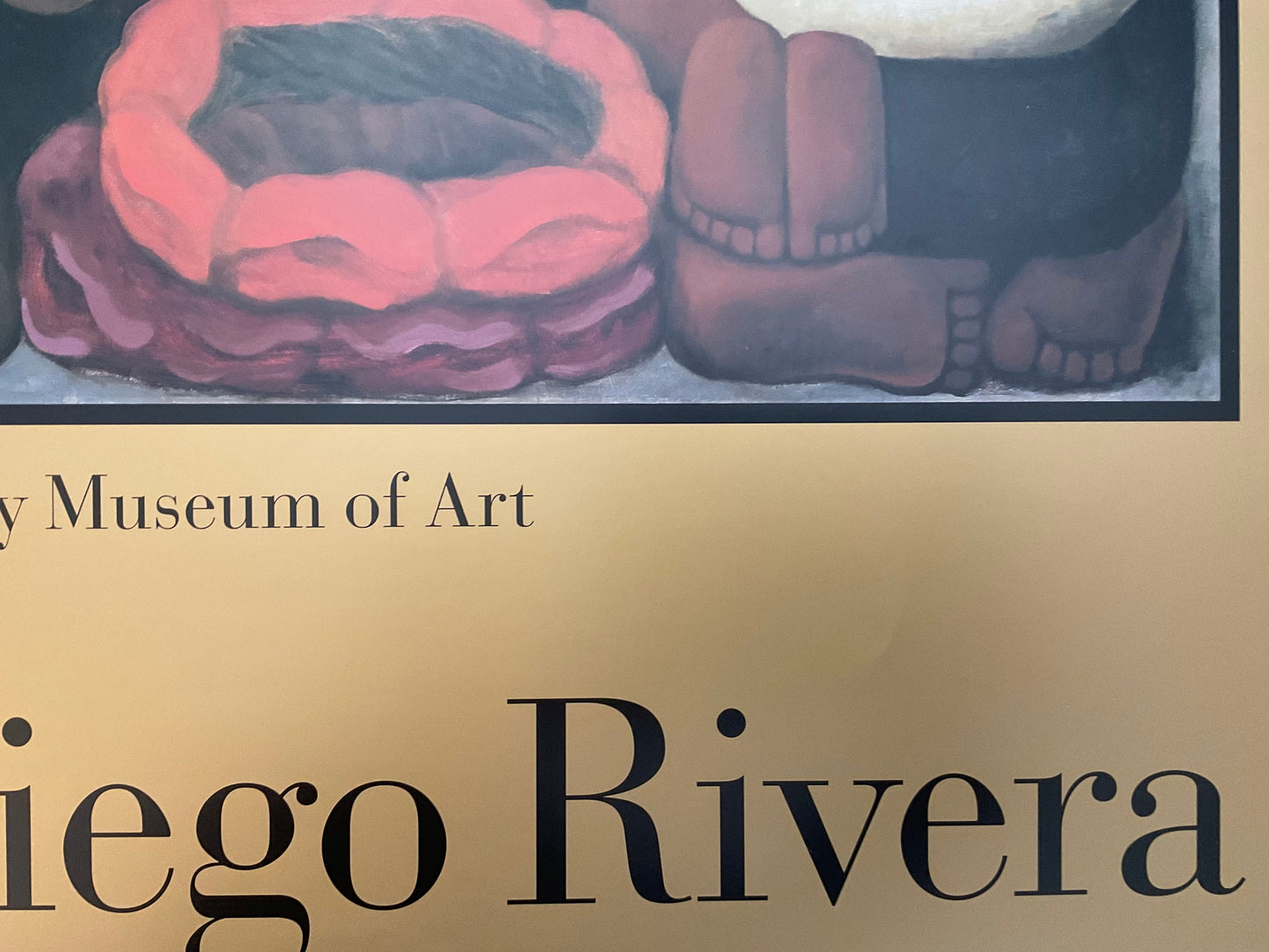 Diego Rivera art exhibition poster - 26.0"×38.0" (66×96.5cm)