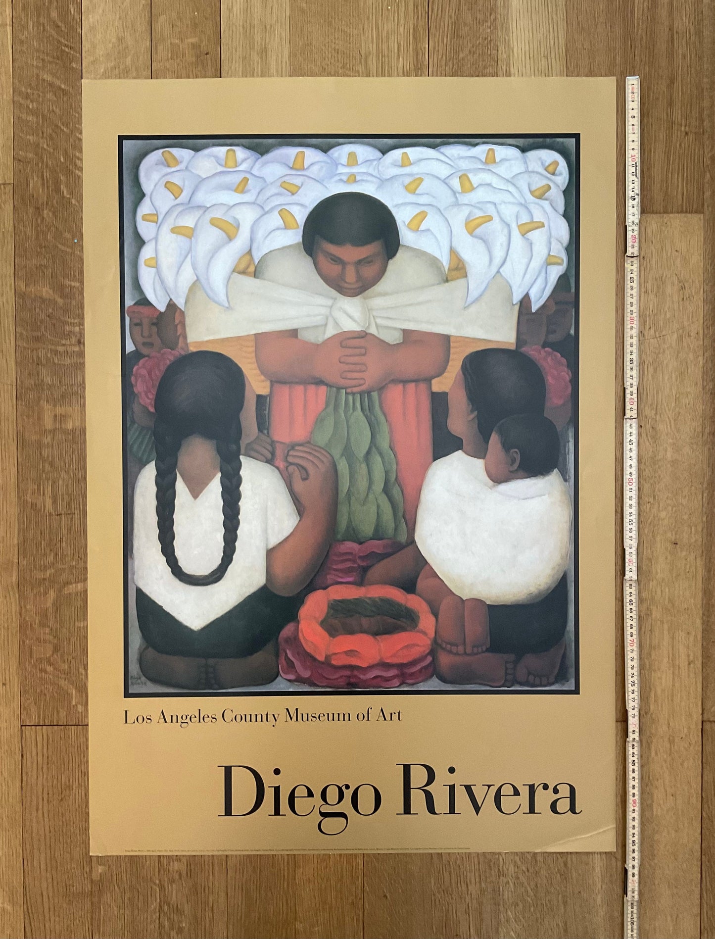 Diego Rivera art exhibition poster - 26.0"×38.0" (66×96.5cm)