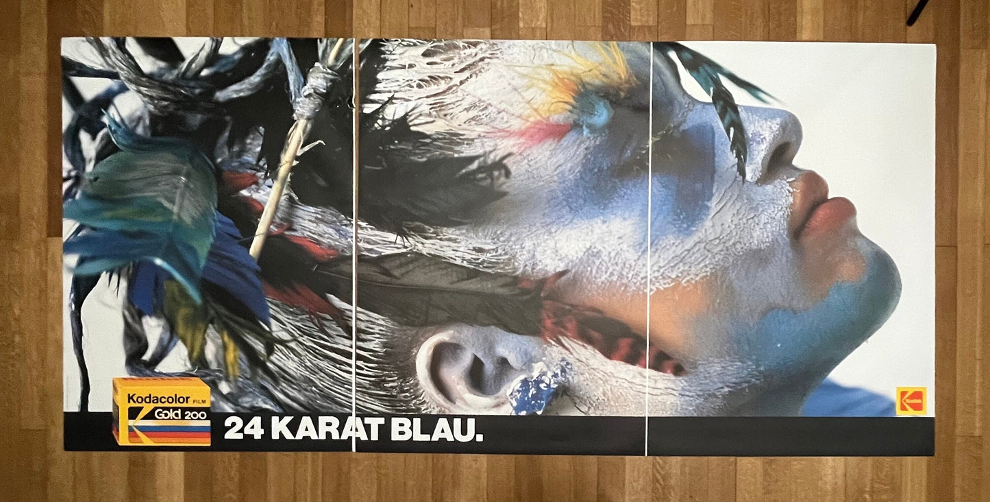 Kodacolor Gold 200 original art poster - 106.3"×50.4" (270×128cm)