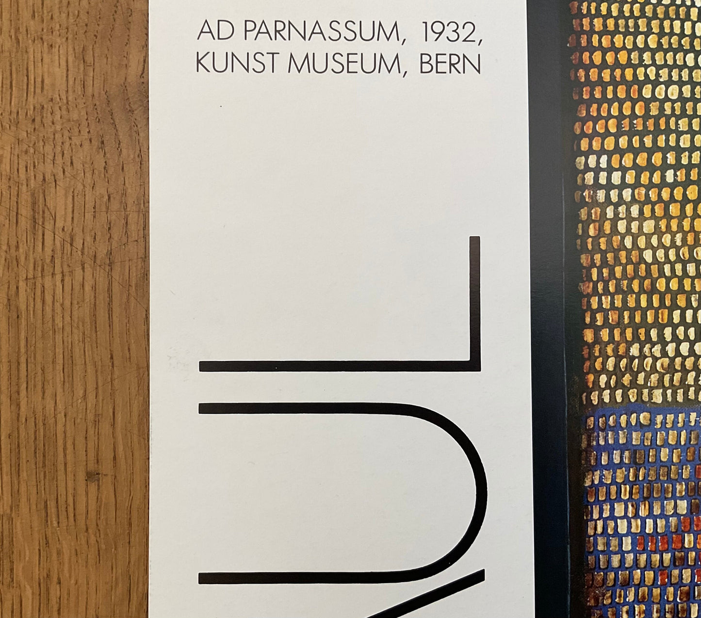 Paul Klee original art exhibition poster - 33.9"×24.0" (86×61cm)