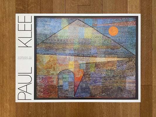 Paul Klee original art exhibition poster - 33.9"×24.0" (86×61cm)