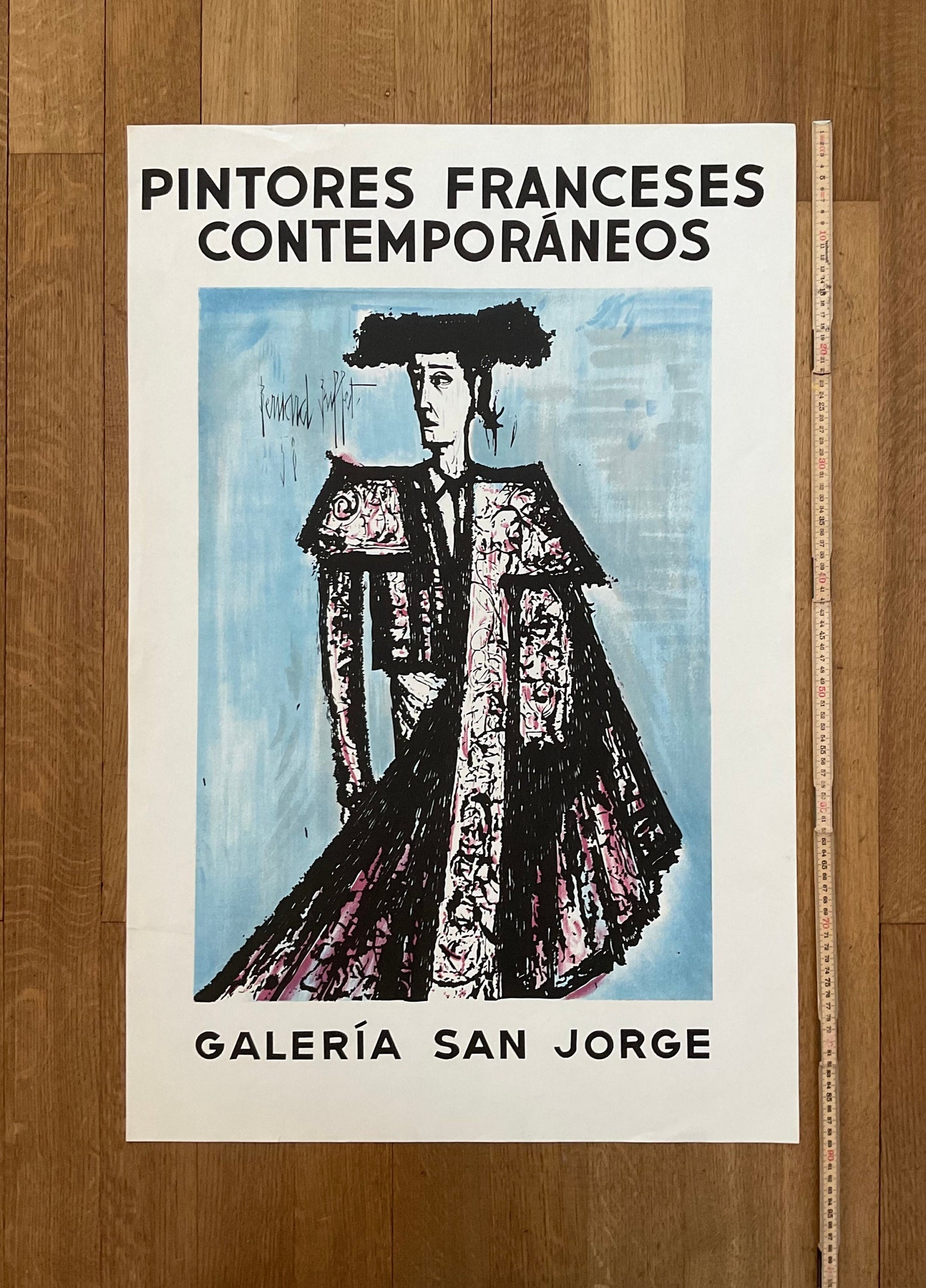 Bernard Buffet original art poster - 23.2"×35.0" (59×89cm)