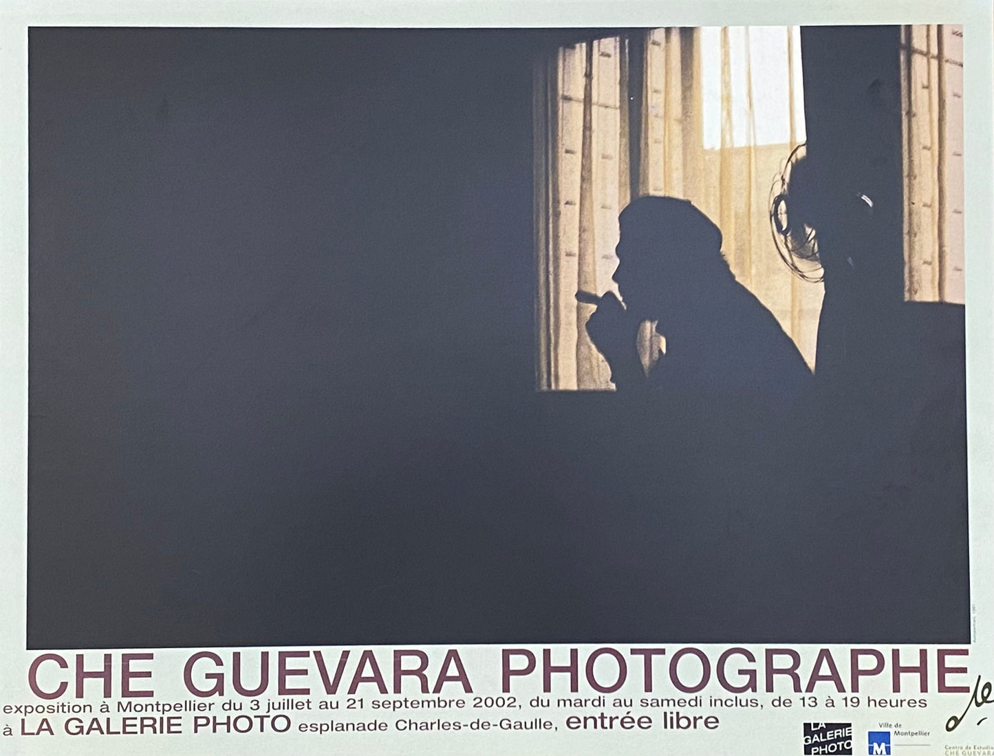 Che Guevara original art photo poster Montpellier France - 25.6"×19.7" (65×50cm)