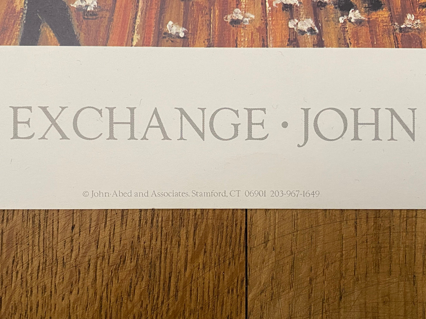 New York Stock Exchange original art poster - 32.1"×24.0" (81.5×61cm)
