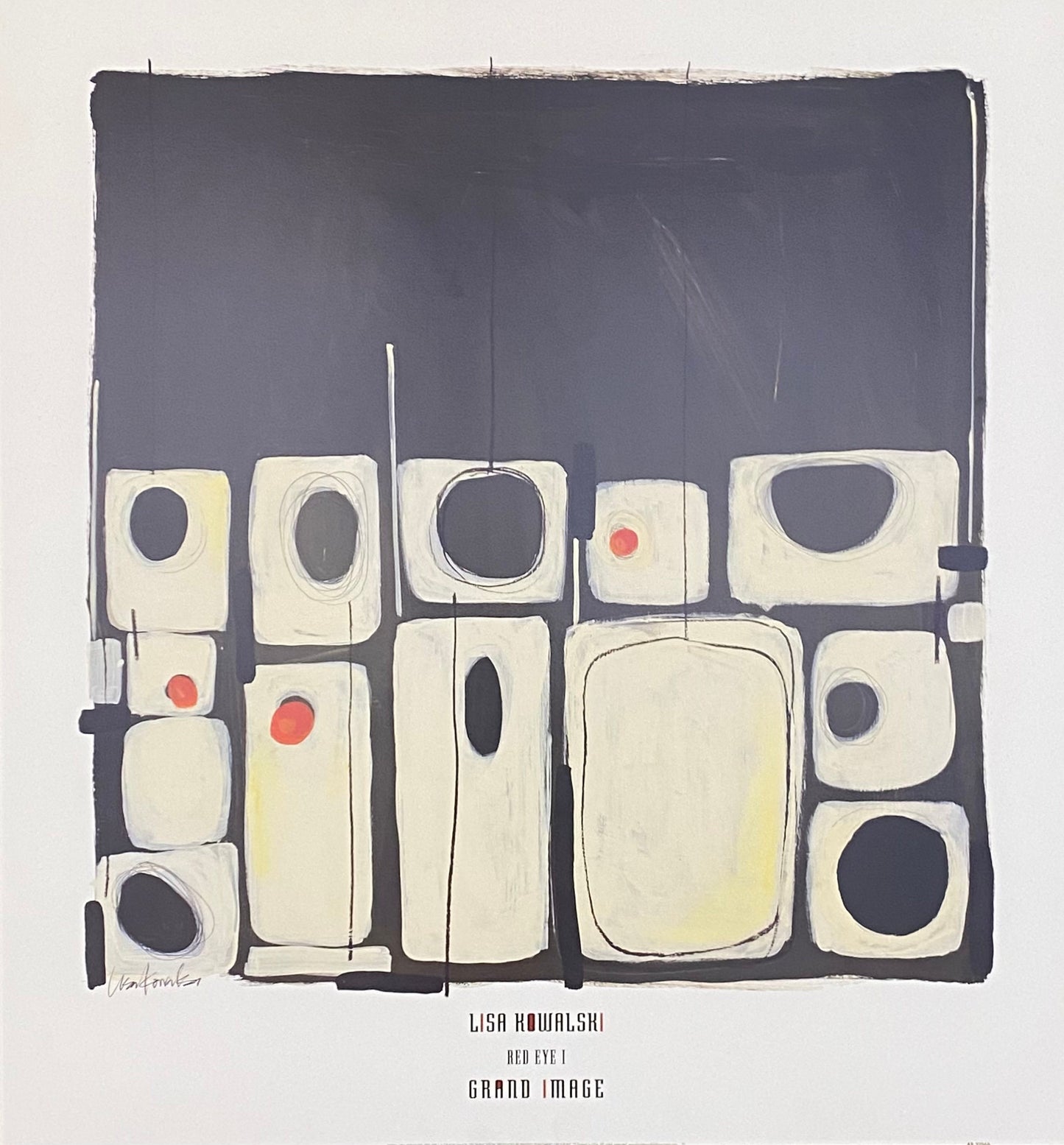 Lisa Kowalski original art poster - 26.0"×28.0" (66×71cm)