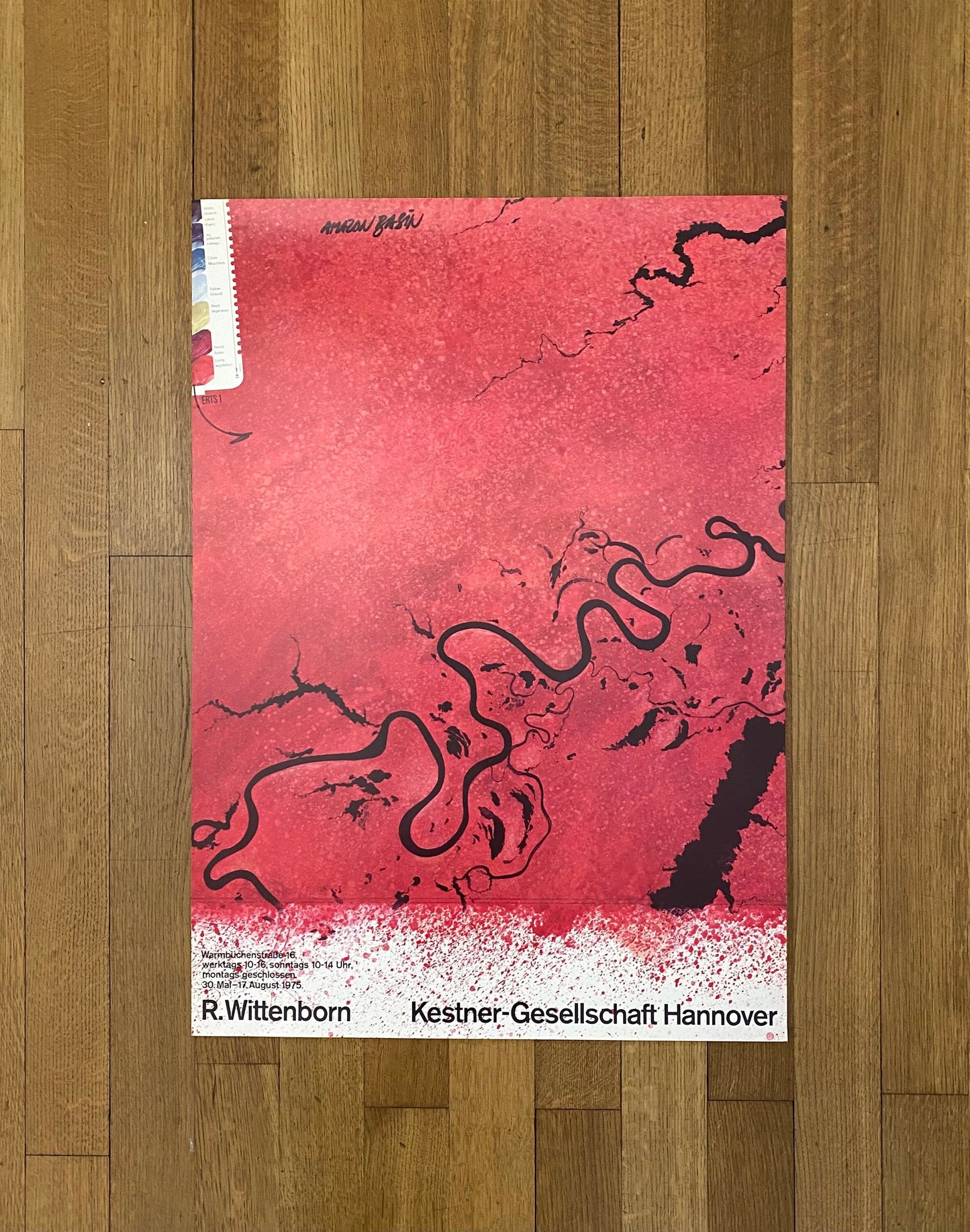 Rainer Wittenborn original art poster - 23.4"×33.1" (59.5×84cm)