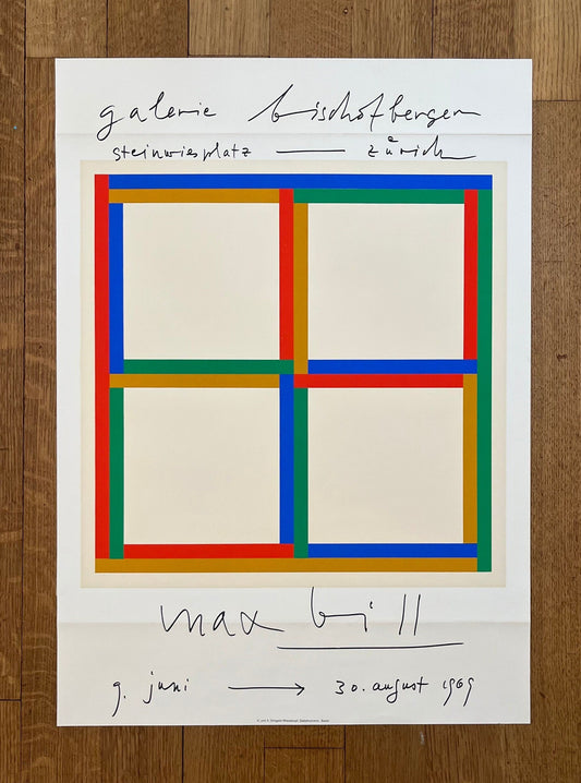 Max Bill original Art Poster - 19.7"×27.6" (50×70cm)
