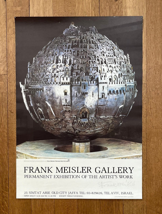 Frank Meisler original art poster signed - 18.3"×26.4" (46.5×67cm)