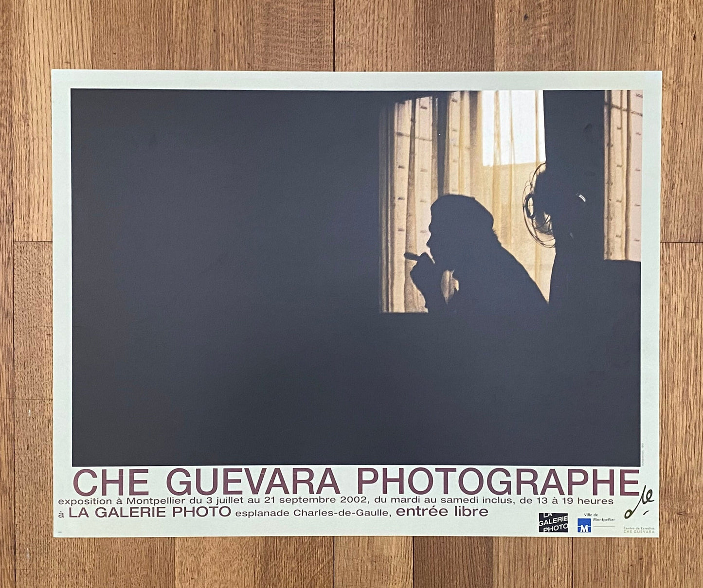 Che Guevara original art photo poster Montpellier France - 25.6"×19.7" (65×50cm)