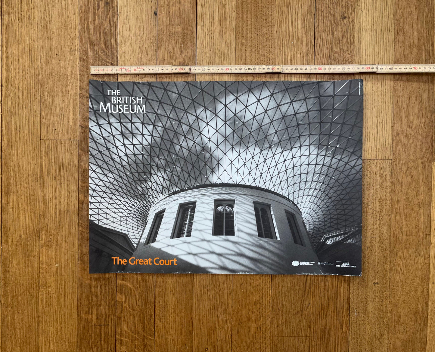 The Great Court original art poster - 23.2"×16.5" (59×42cm)