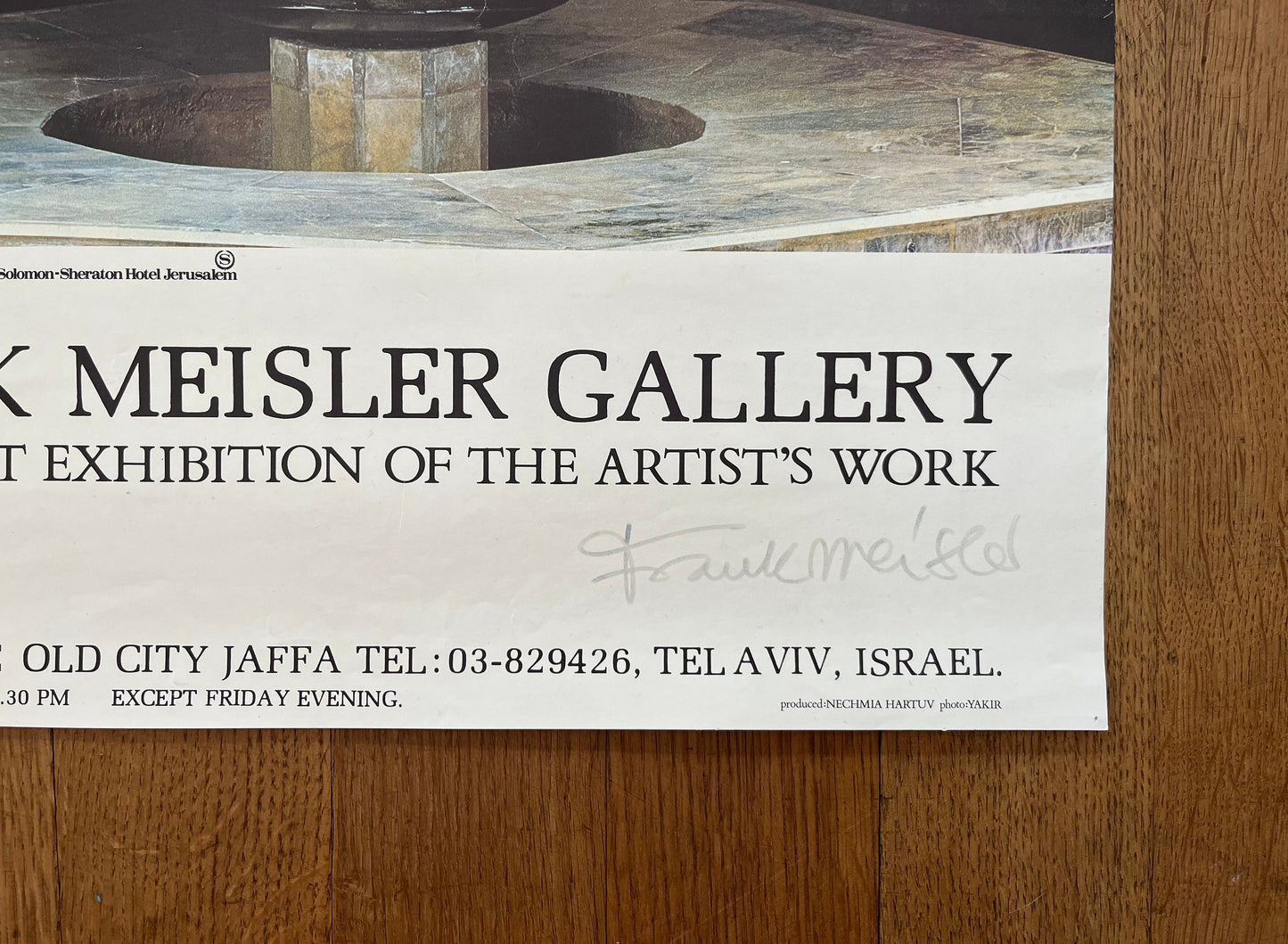 Frank Meisler original art poster signed - 18.3"×26.4" (46.5×67cm)