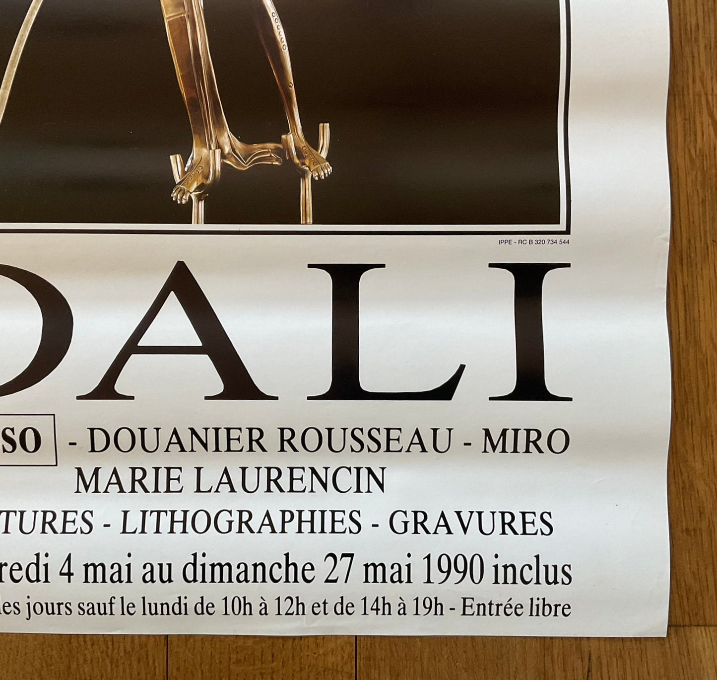 Salvador Dalí original art poster - 15.7"×23.6" (40×60cm)