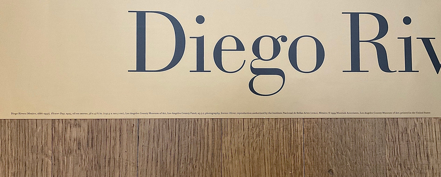 Diego Rivera art exhibition poster - 26.0"×38.0" (66×96.5cm)