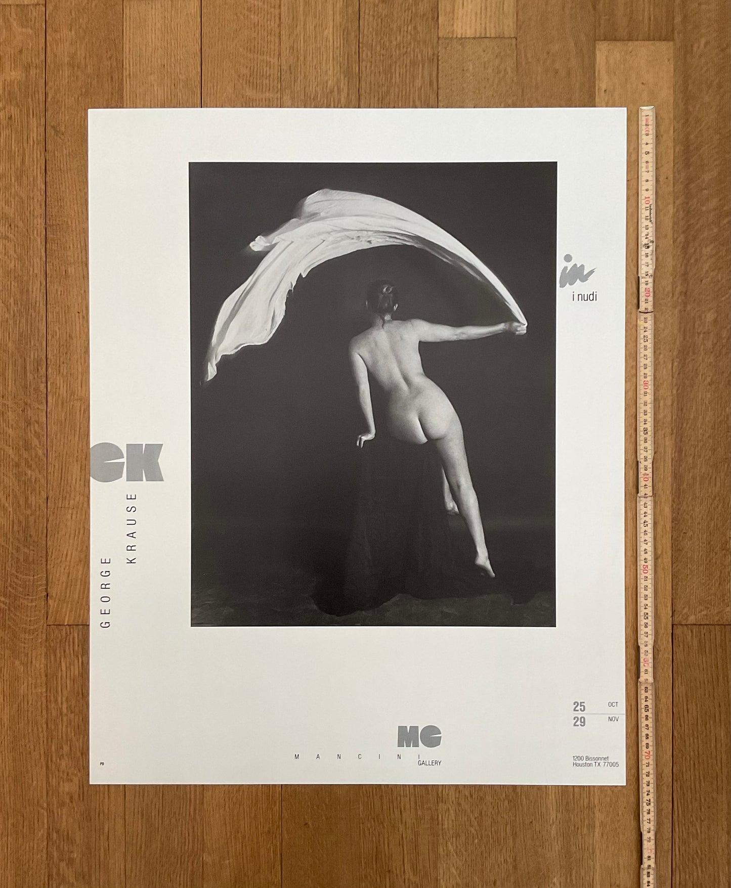 George Krause original photography poster - 23.0"×28.7" (58.5×73cm)