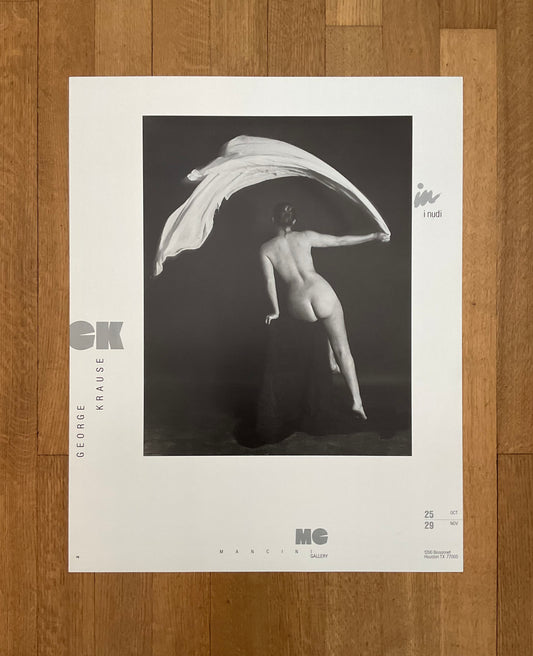 George Krause original photography poster - 23.0"×28.7" (58.5×73cm)