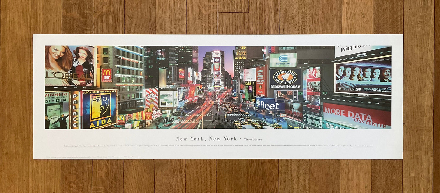 James Blakeway original photography poster - 40.0"×13.6" (101.5×34.5cm)