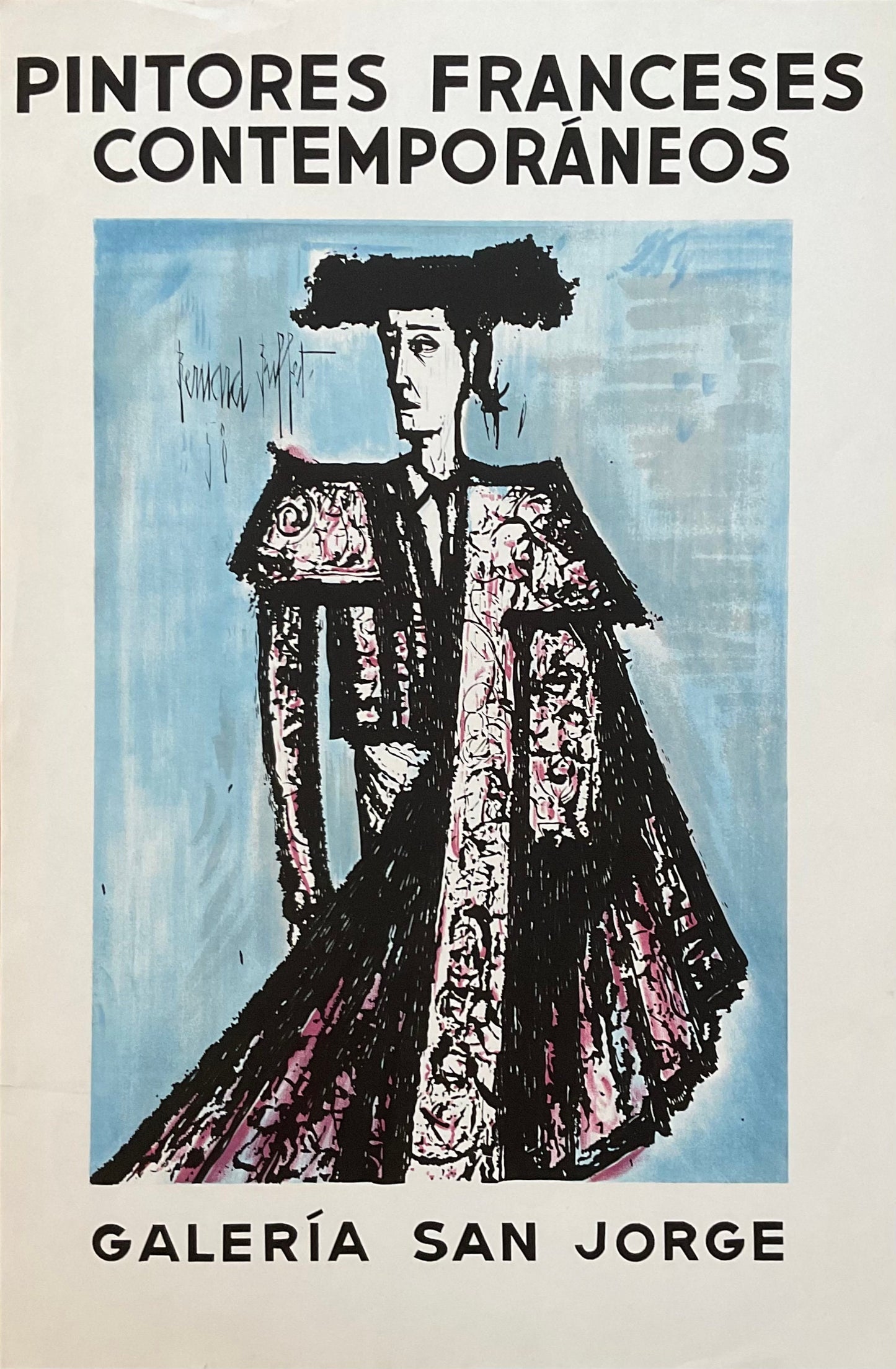 Bernard Buffet original art poster - 23.2"×35.0" (59×89cm)