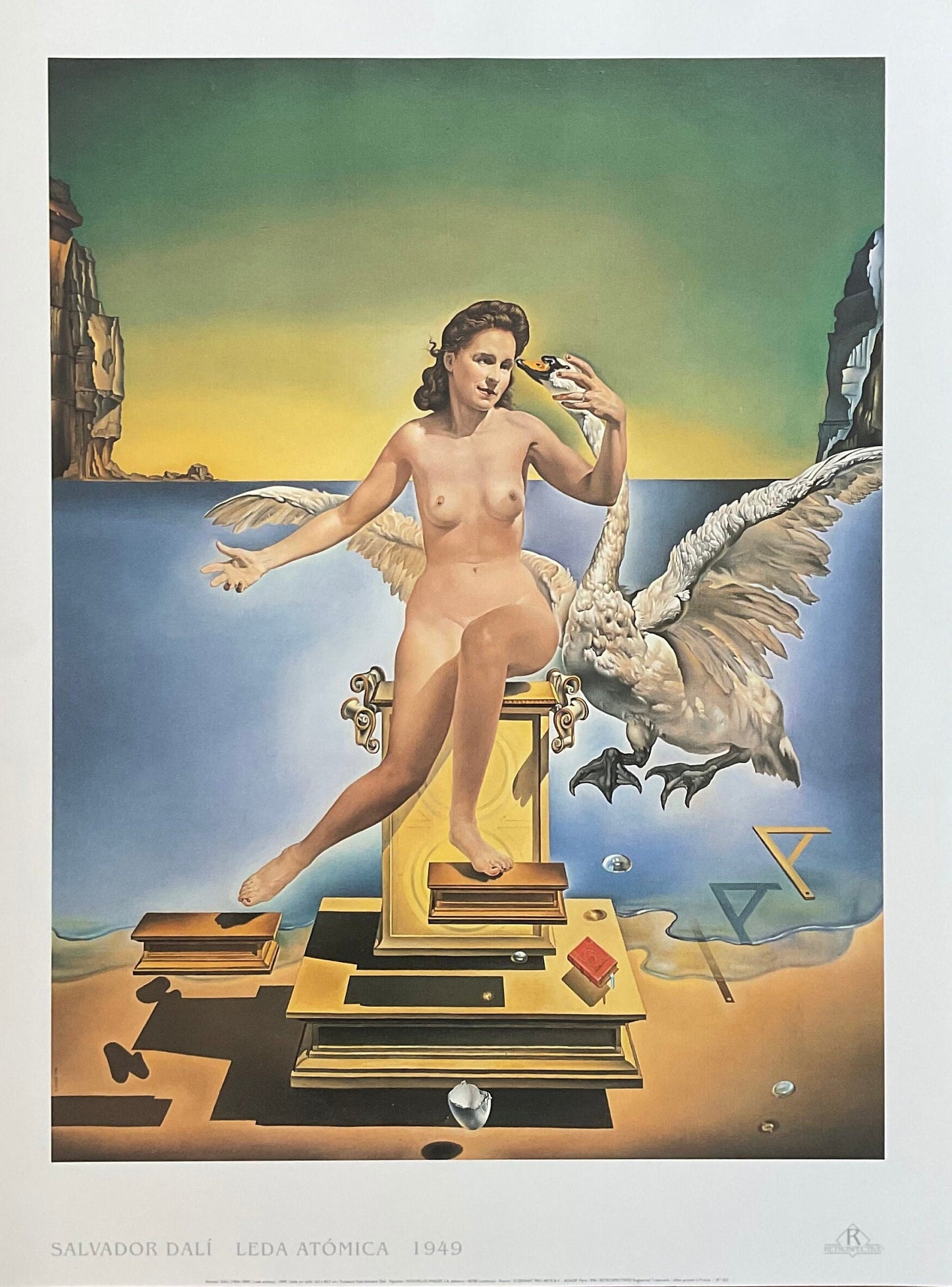 Salvador Dalí original art poster - 23.6"×31.5" (60×80cm)