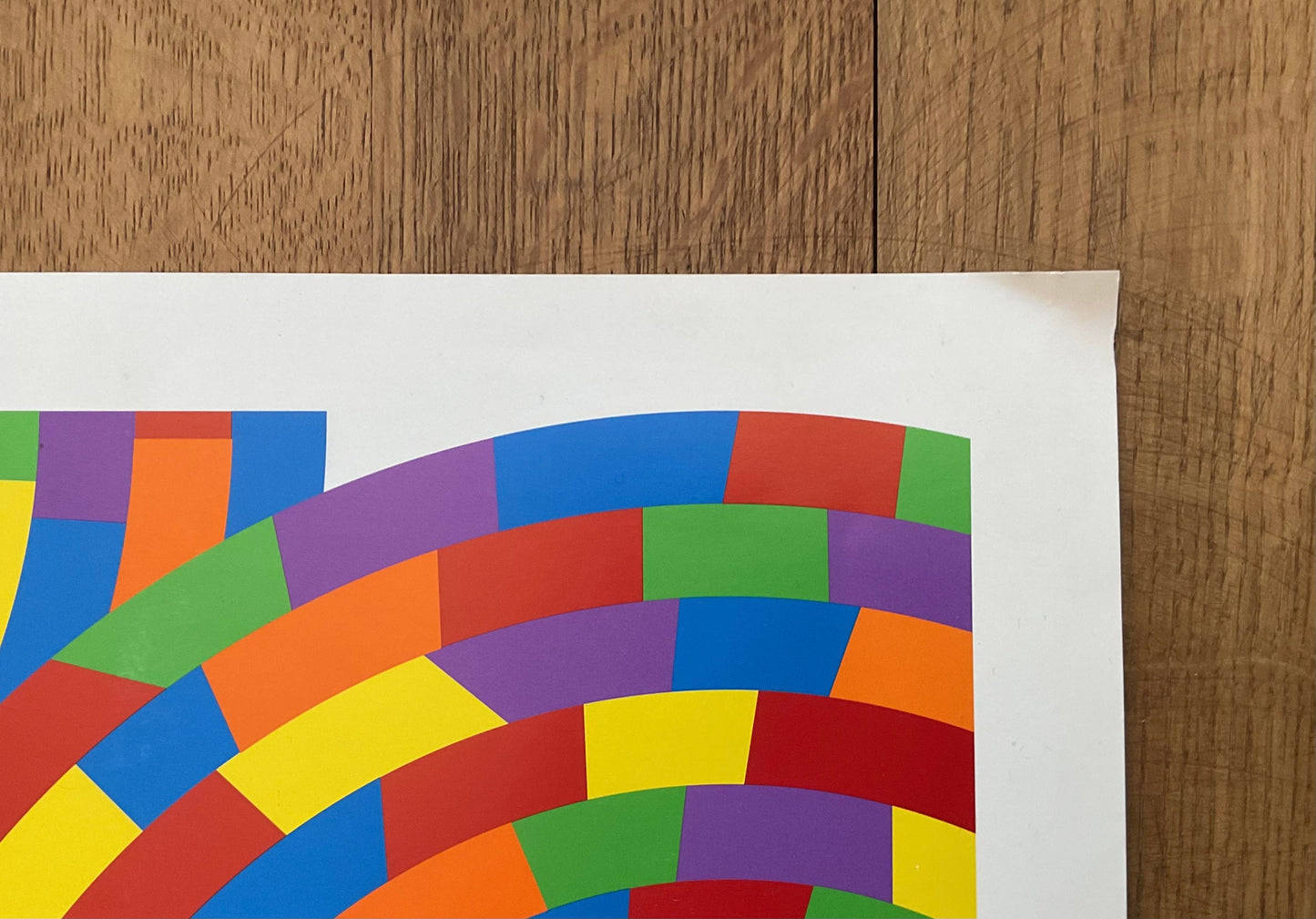 Sol Lewitt original art exhibition poster - 41.9"×15.9" (106.5×40.5cm)