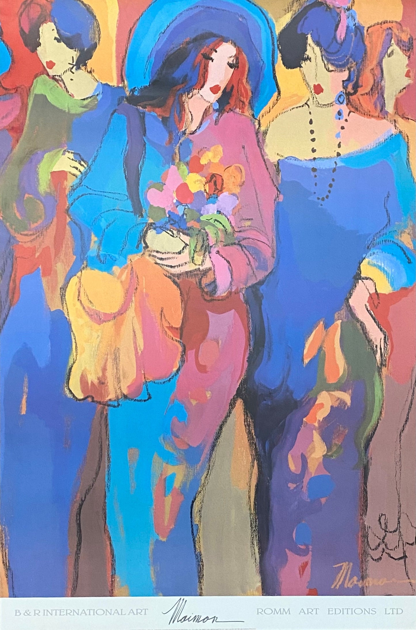 Isaac Maimon original art poster - 24.0"×36.0" (61×91.5cm)